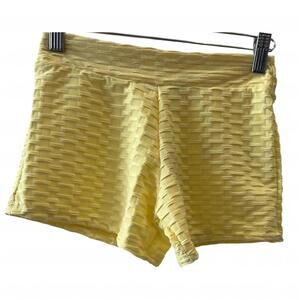 NEW LES TOUT PETITS girl's banded short in buttercup